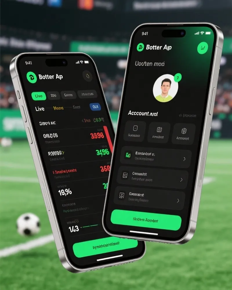 皇冠体育 APP 界面展示